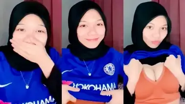 Maya Alissa Hijab Ketat Ngentot Pakai Jersey Chelsea